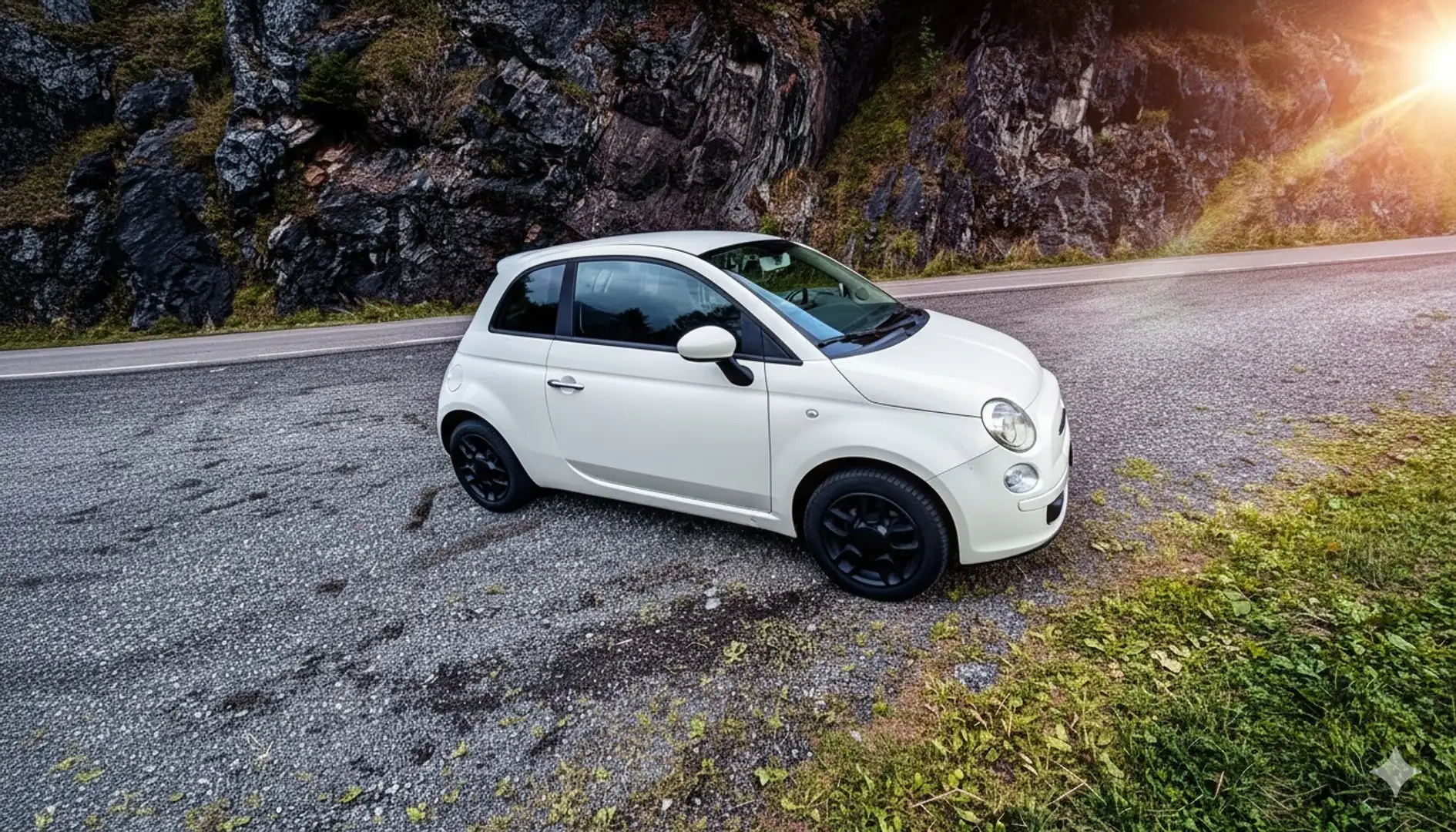 Fiat 500 Sport mit 101 PS Carplay LED TÜV Leder Allwetter Weiß - 1
