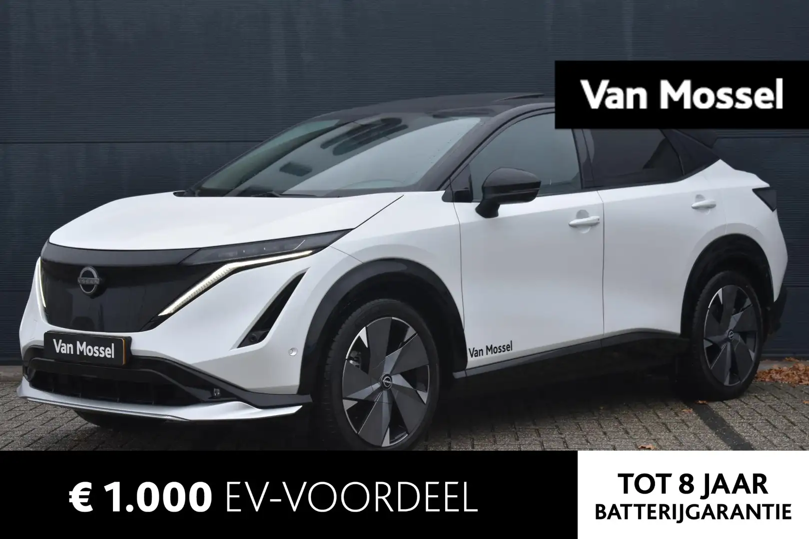 Nissan Ariya e-4ORCE Evolve+ 91 kWh 400pk | Schuif/kanteldak | Wit - 1