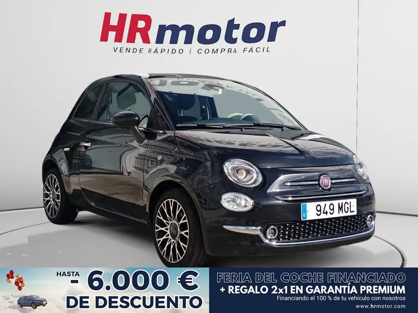Fiat 500 Dolcevita Bleu - 1