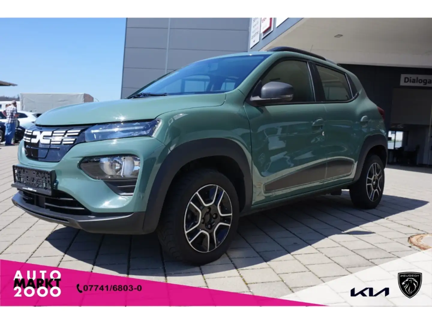 Dacia Spring Essential 45 Klima AHK eFh ZV BC BT DAB Verde - 1