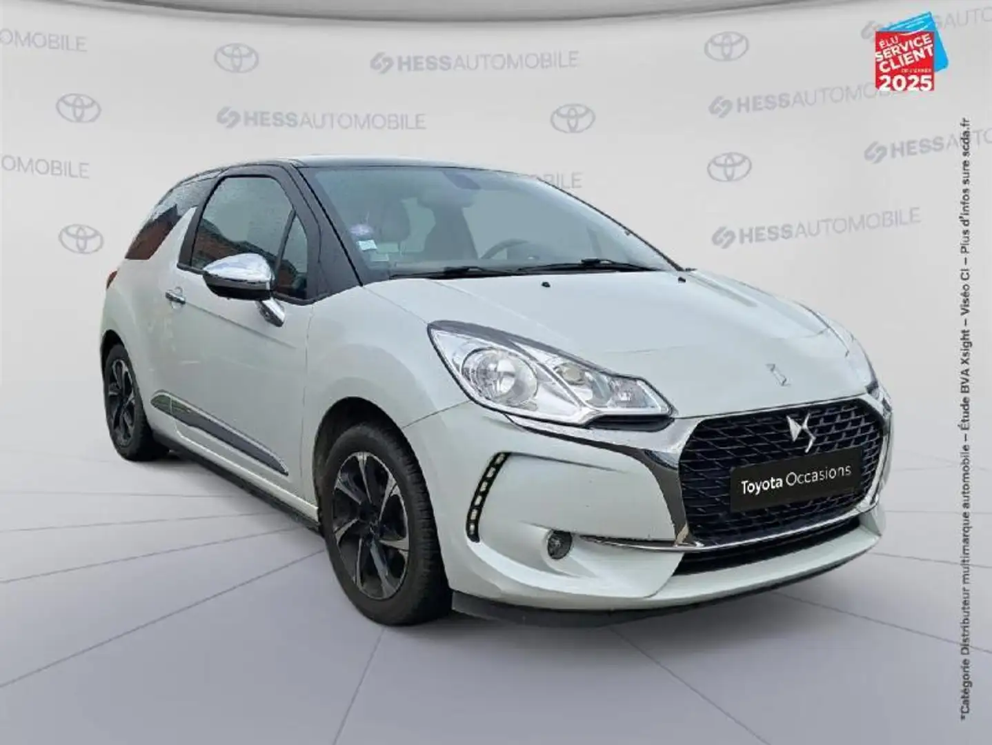 DS Automobiles DS 3 PureTech 110ch Connected Chic Automatique GPS Camera Carplay Blanc - 1