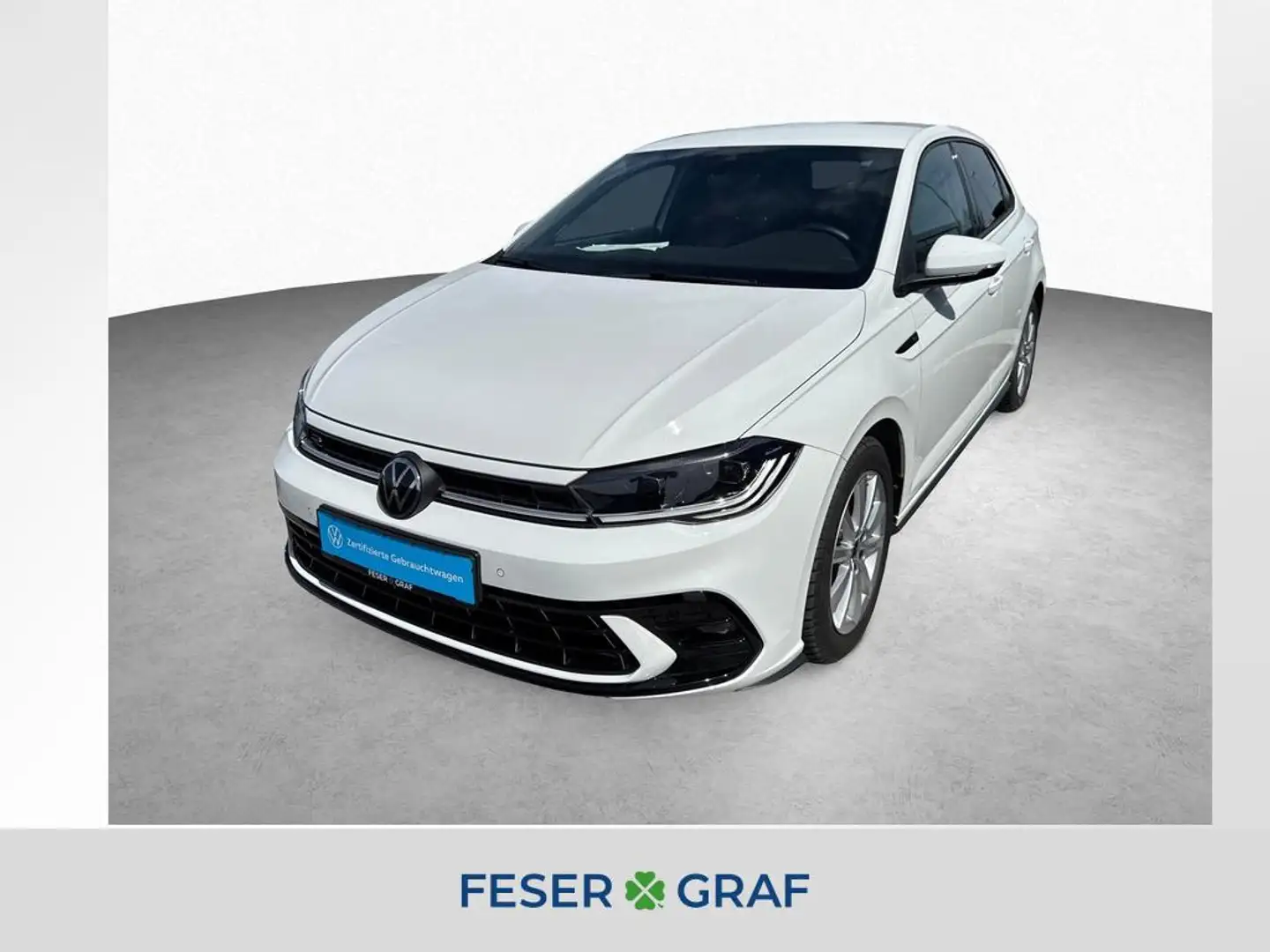 Volkswagen Polo R-Line 1.0 TSI DSG 95PS Blanc - 1