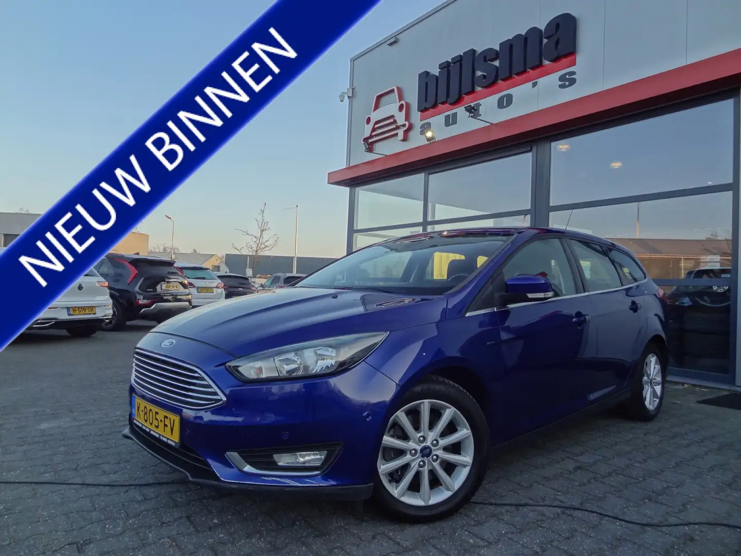 Ford Focus Wagon 1.5 Titanium | CRUISE | LMV | AIRCO | STOELV Bleu - 1
