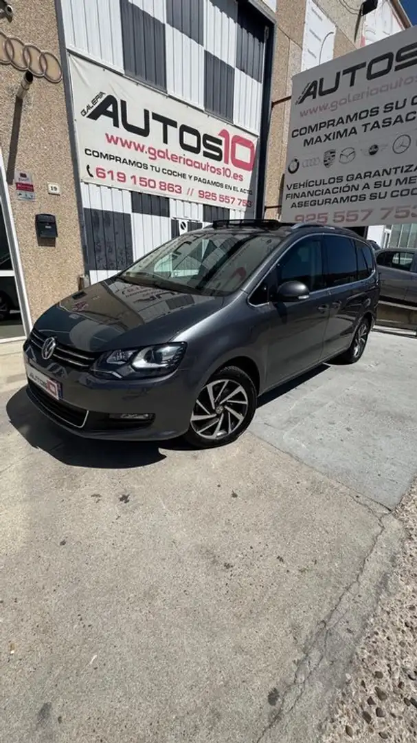Volkswagen Sharan 2.0tdi 150cv 7 plazas Gris - 1