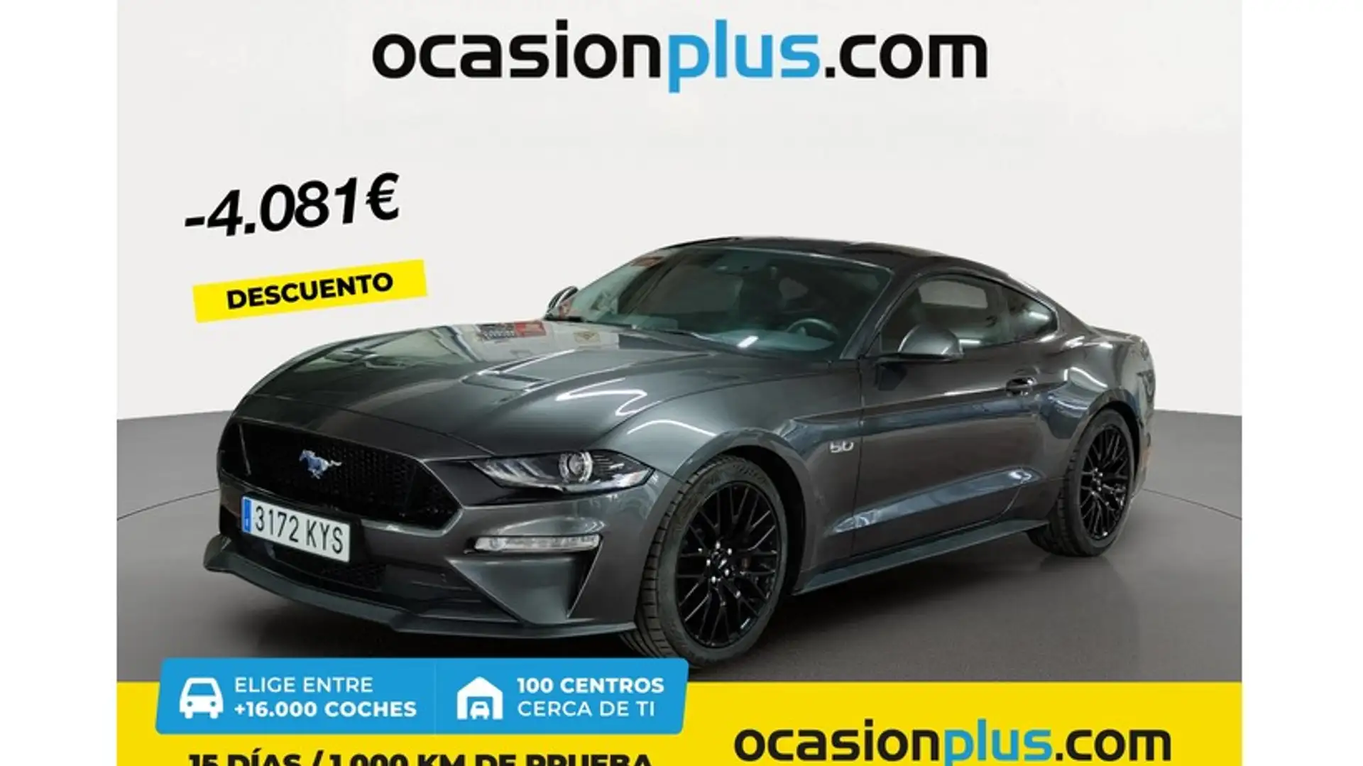 Ford Mustang Fastback 5.0 Ti-VCT GT Aut. Grau - 1