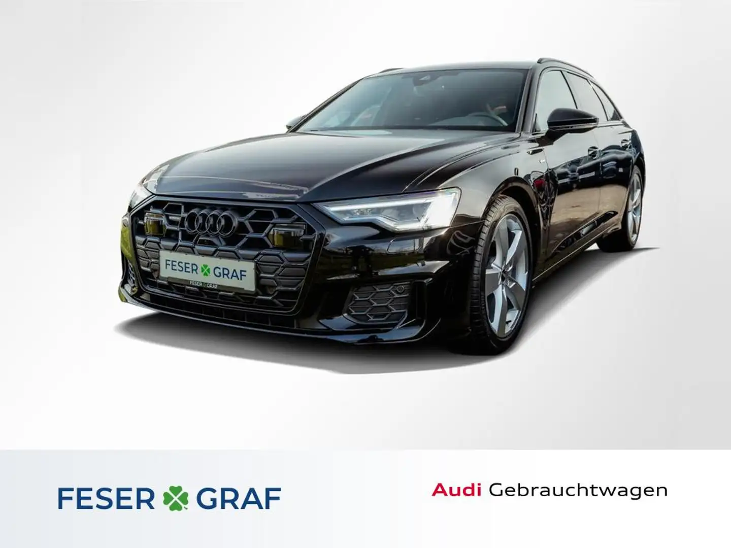 Audi A6 Avant 40TDI qu. 2x S line /Matrix/ACC/Kamera Schwarz - 1