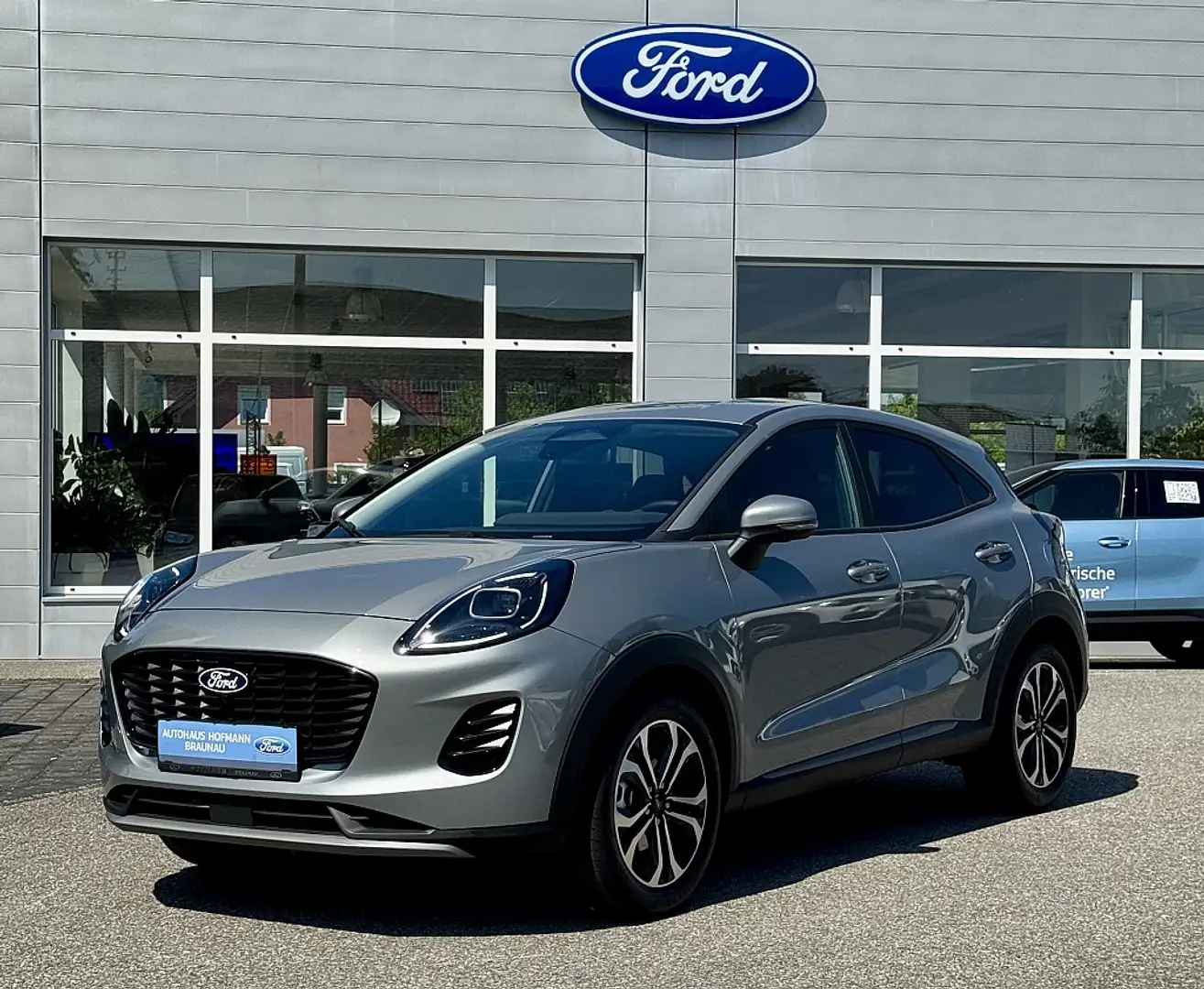 Ford Puma 1,0 EcoBoost Hybrid Titanium Aut. Silber - 1