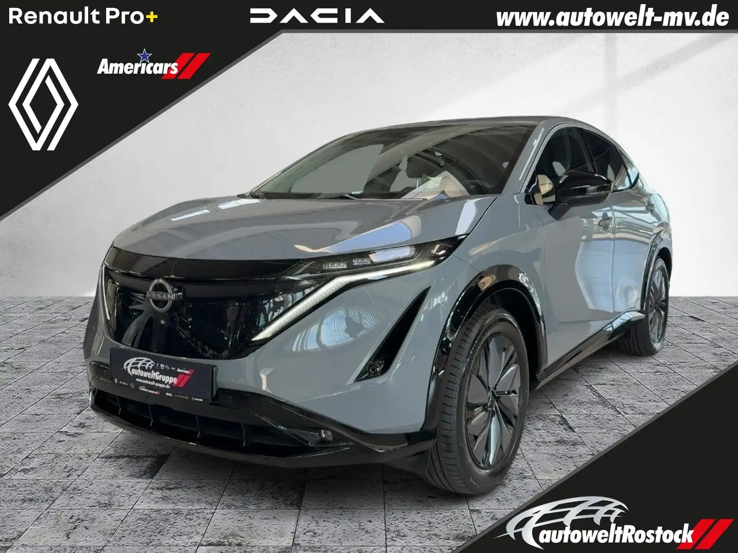 Nissan Ariya Basis 63 kWh mit 22 kW OBC Grau - 1