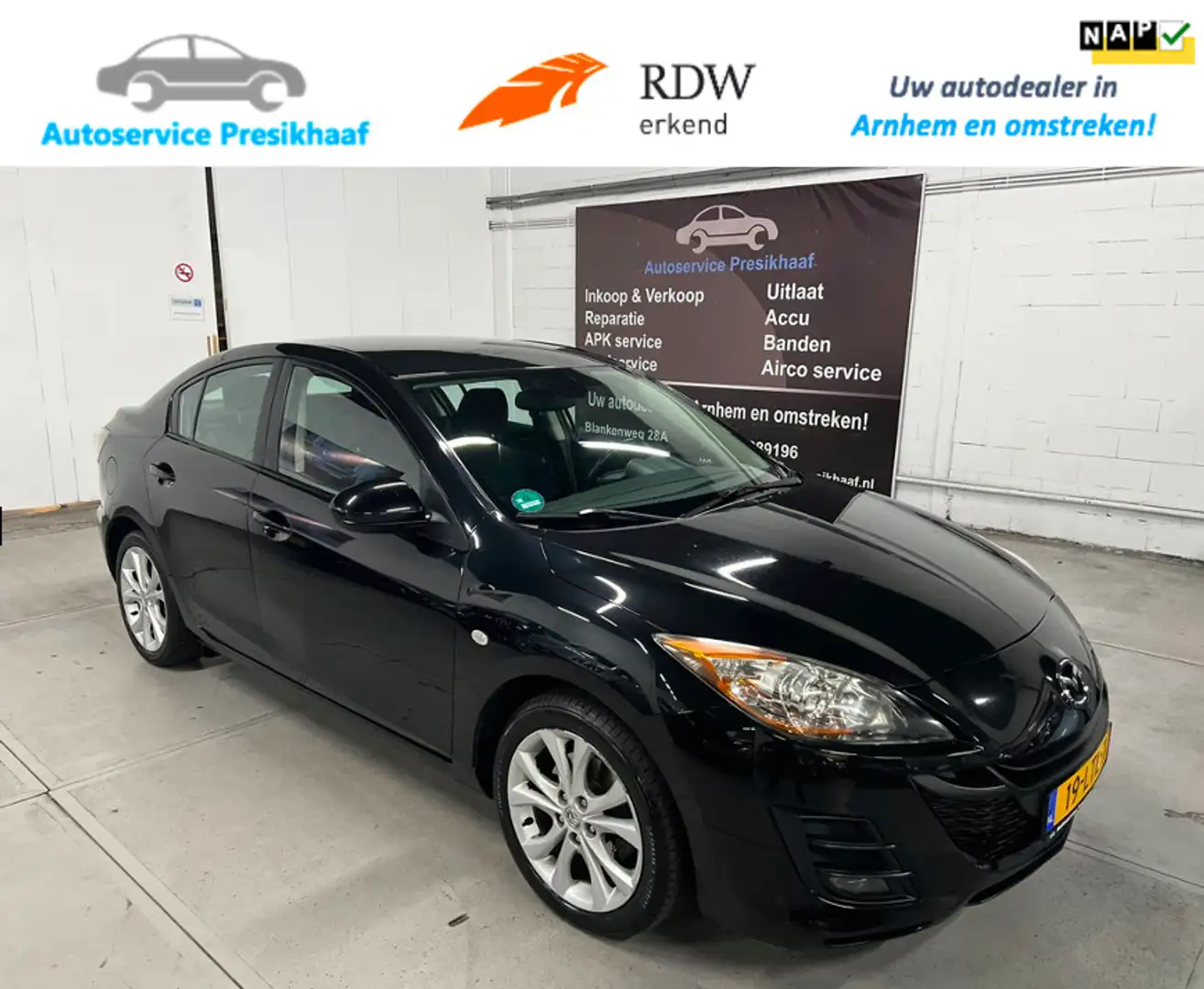 Mazda 3 2.0 DiSi TS Plus CLIMATE CONTROL / NAP / TREKHAAK Schwarz - 1