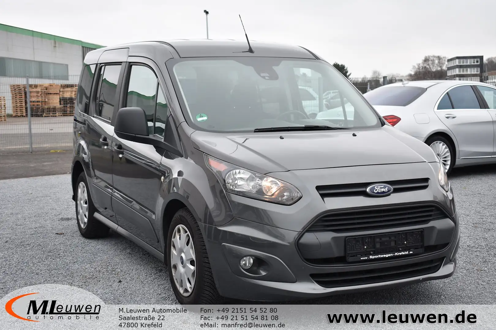Ford Tourneo Connect 1.0 EcoBoost Start-Stop Trend *5-Sitzer*Verglast* Szary - 2