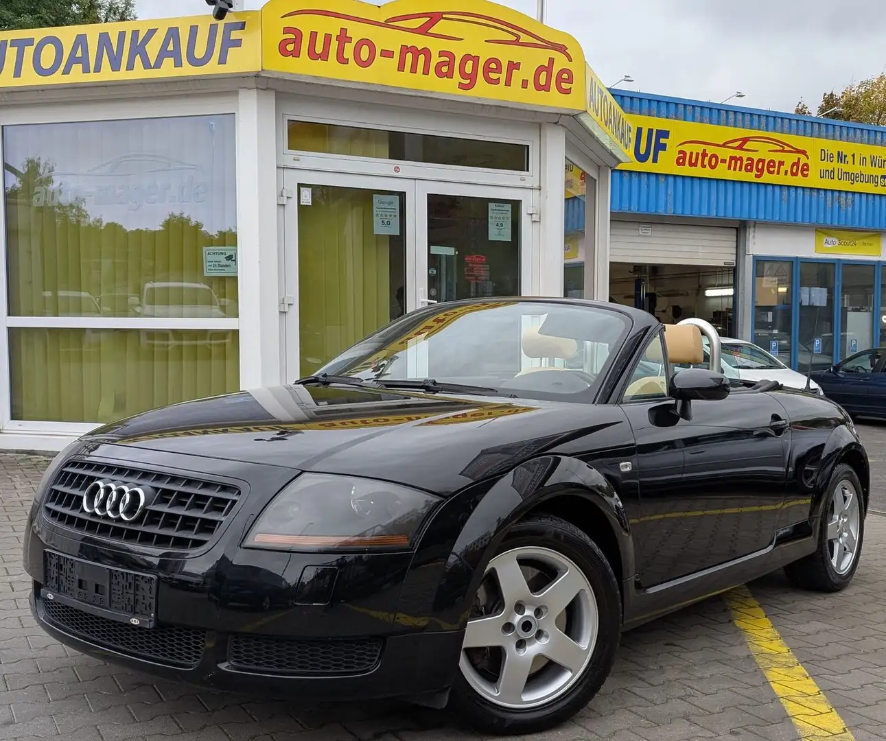 Audi TT 1.8 T Cabrio*2.Hd*Xenon*Shz*Leder Beige*BOSE* Noir - 1