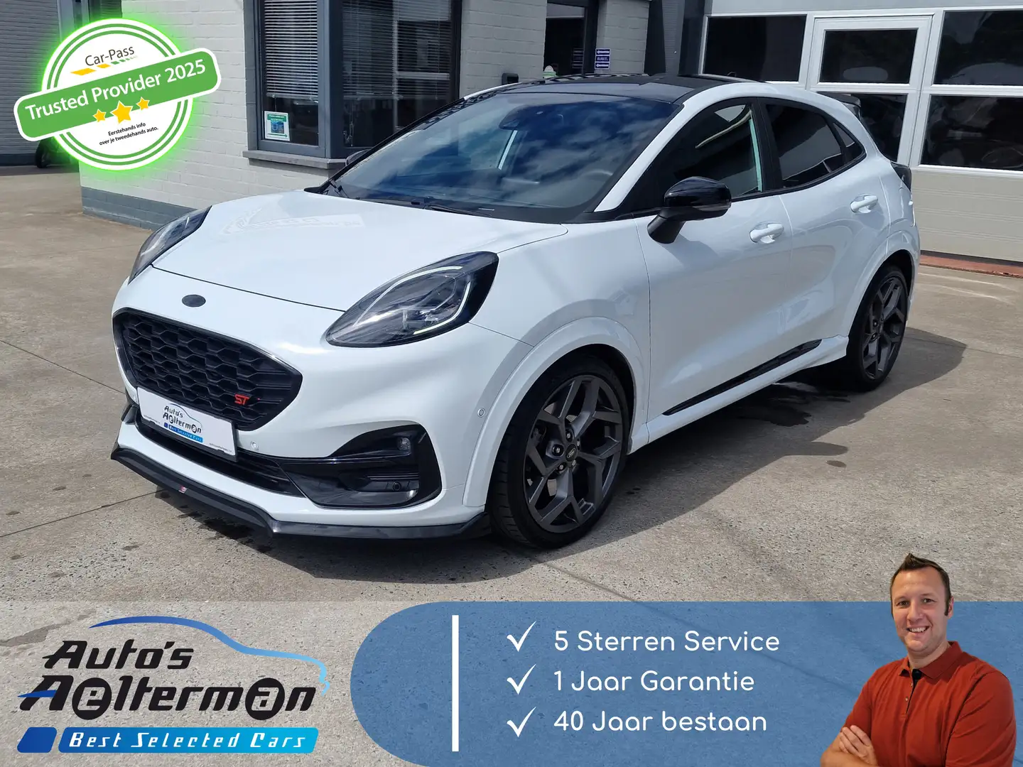Ford Puma ST 1.5 EcoBoost B&O * LED * LEDER/ALCANTARA * GPS Blanc - 1