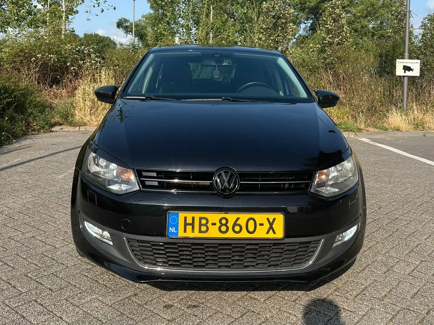 Volkswagen Polo Polo 1.2 TSI MATCH Panoramadak-Nieuwe apk-Airco Zwart - 2