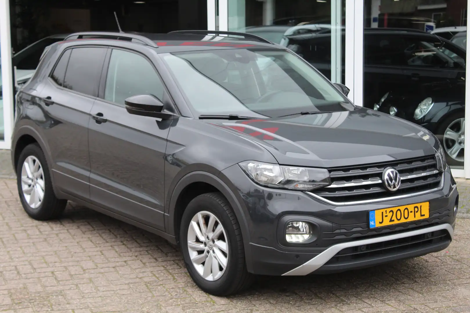 Volkswagen T-Cross 1.0 TSI Life Business//Navi//Ecc!! Gris - 2