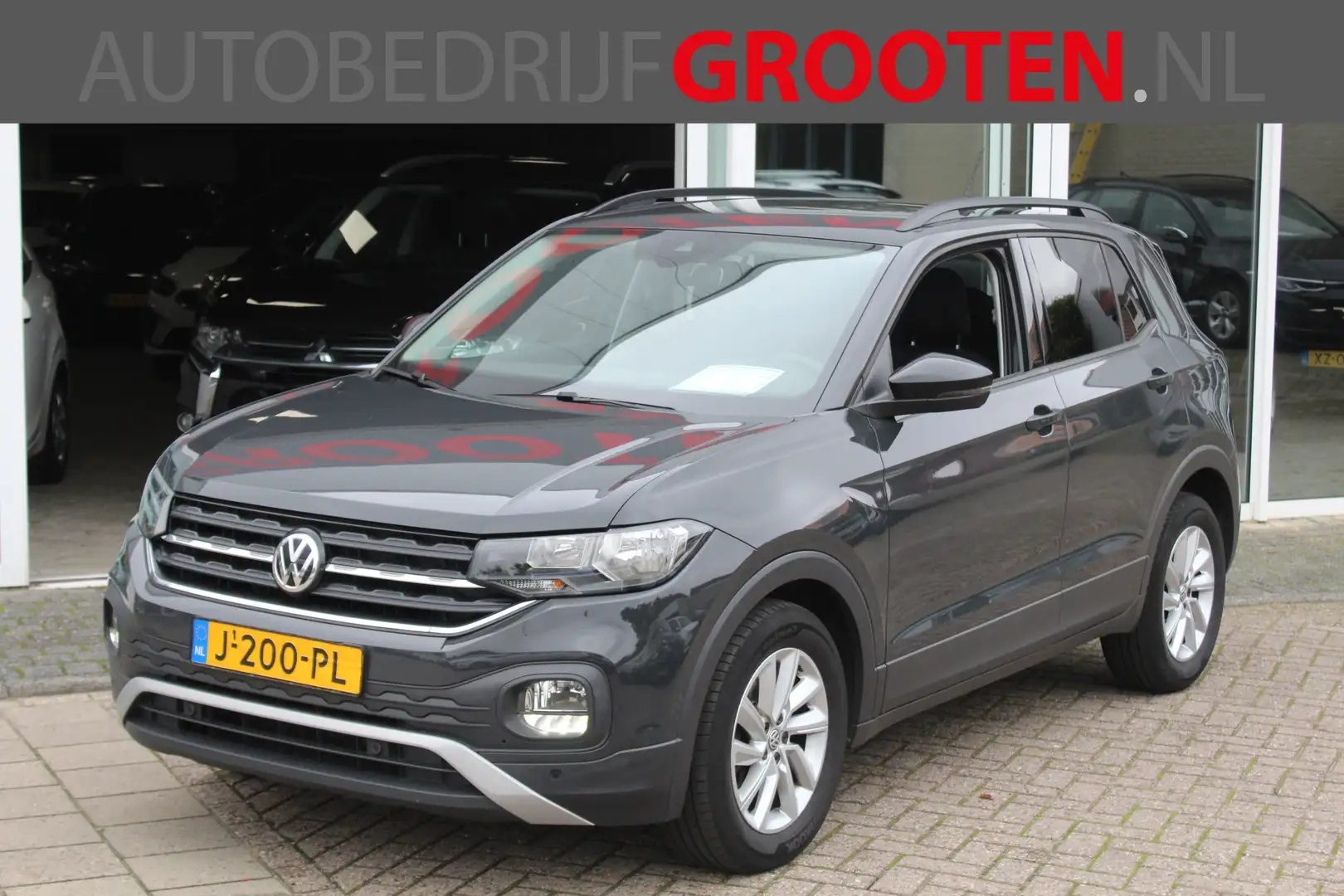 Volkswagen T-Cross 1.0 TSI Life Business//Navi//Ecc!! Gris - 1