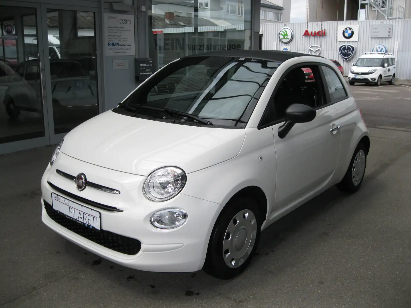 Fiat 500C MY24 1.0 GSE Hybrid 51 kW (70 PS) Klima-ZV-CarPlay Wit - 1