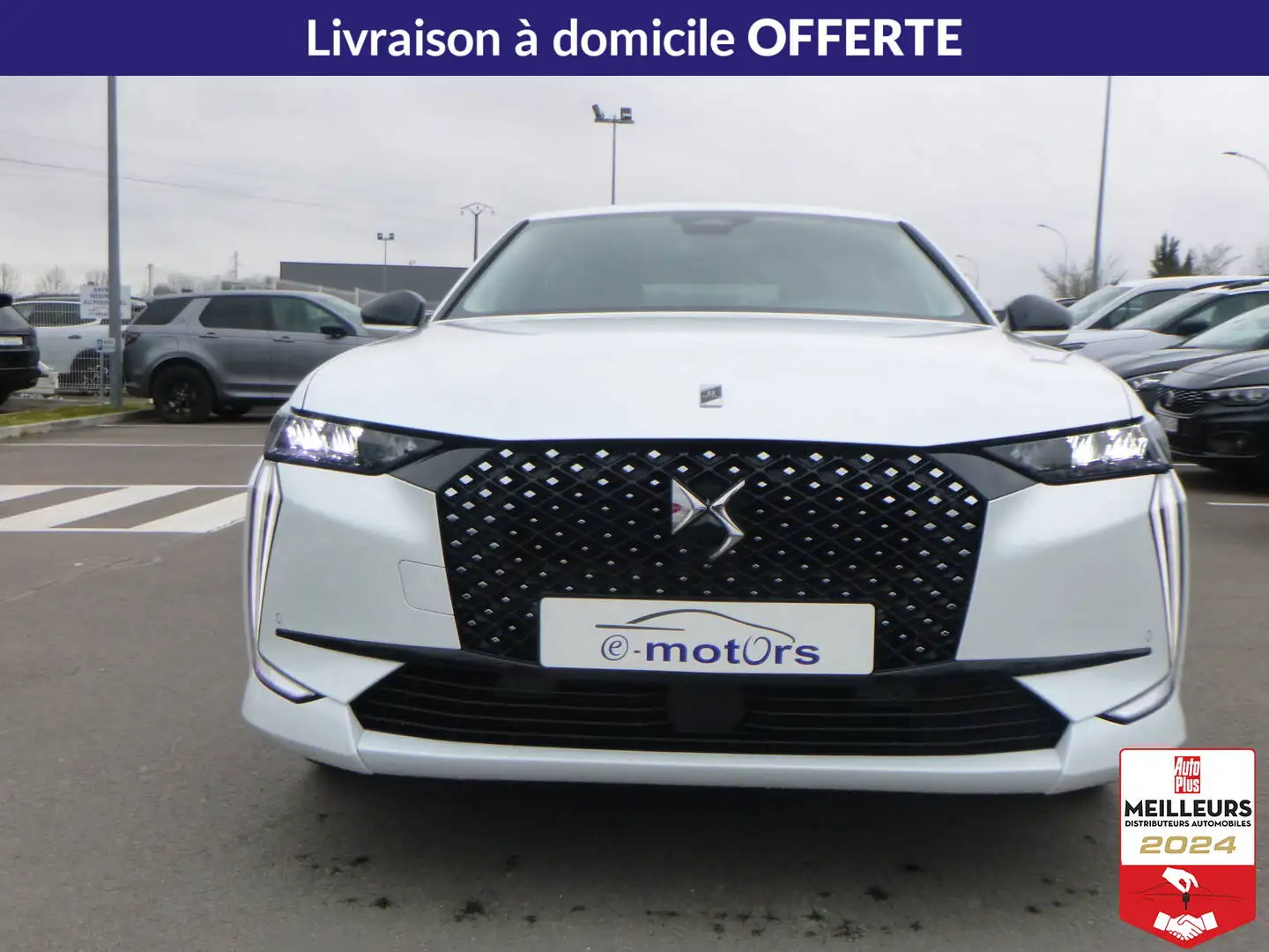 DS Automobiles DS 4 BlueHDi 130 EAT8 Pallas +Pack confort Blanc - 2