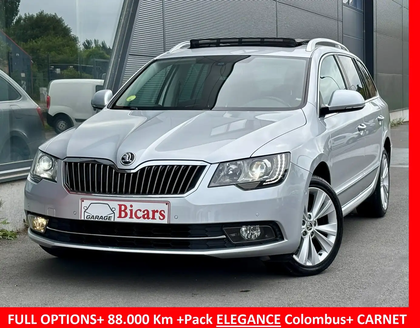 Skoda Superb 1.6 TDi ⚡️Elegance 💎 XENON/TOIT PA/CUIR/GPS Zilver - 1