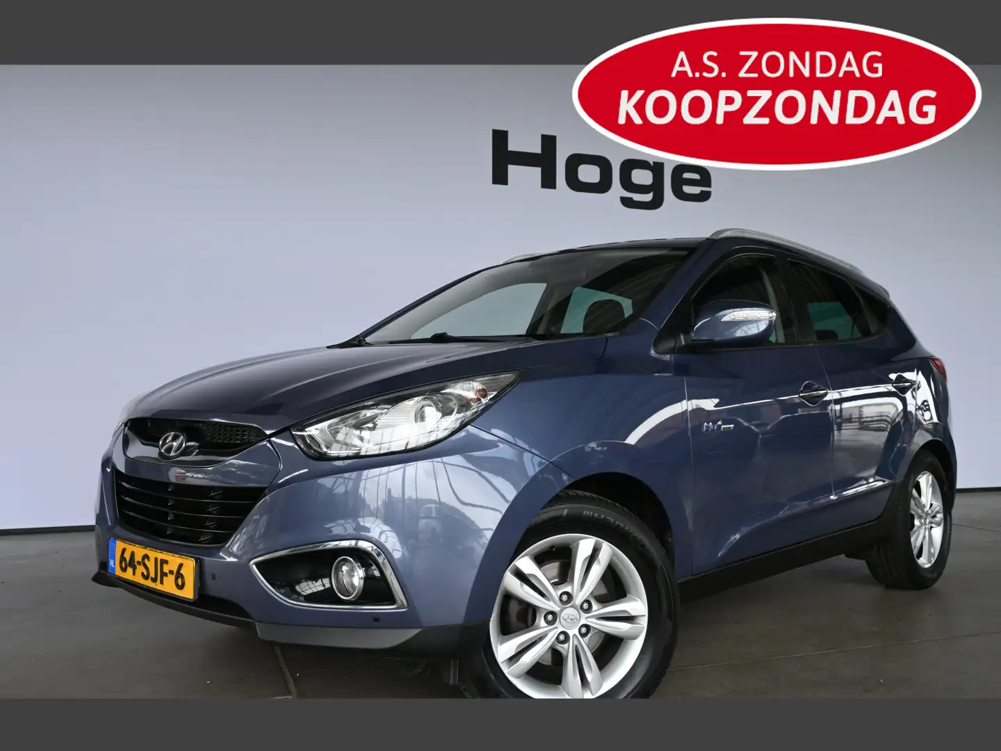 Hyundai iX35 1.6i GDI Style Airco Navigatie Cruise control Trek Blauw - 1