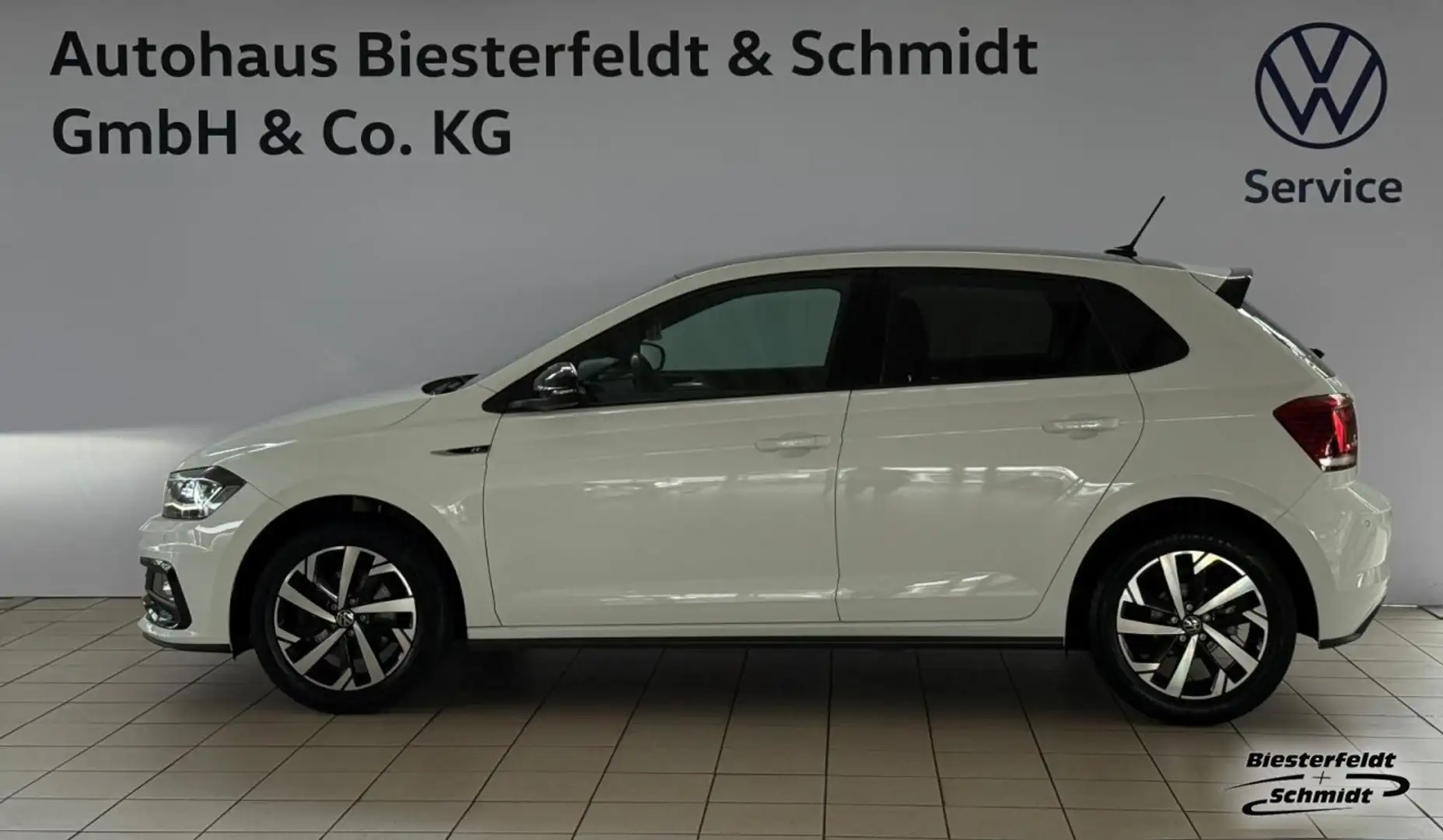 Volkswagen Polo Highline 1.0TSI DSG ACC LED PDC APP SHZ Klima Weiß - 1