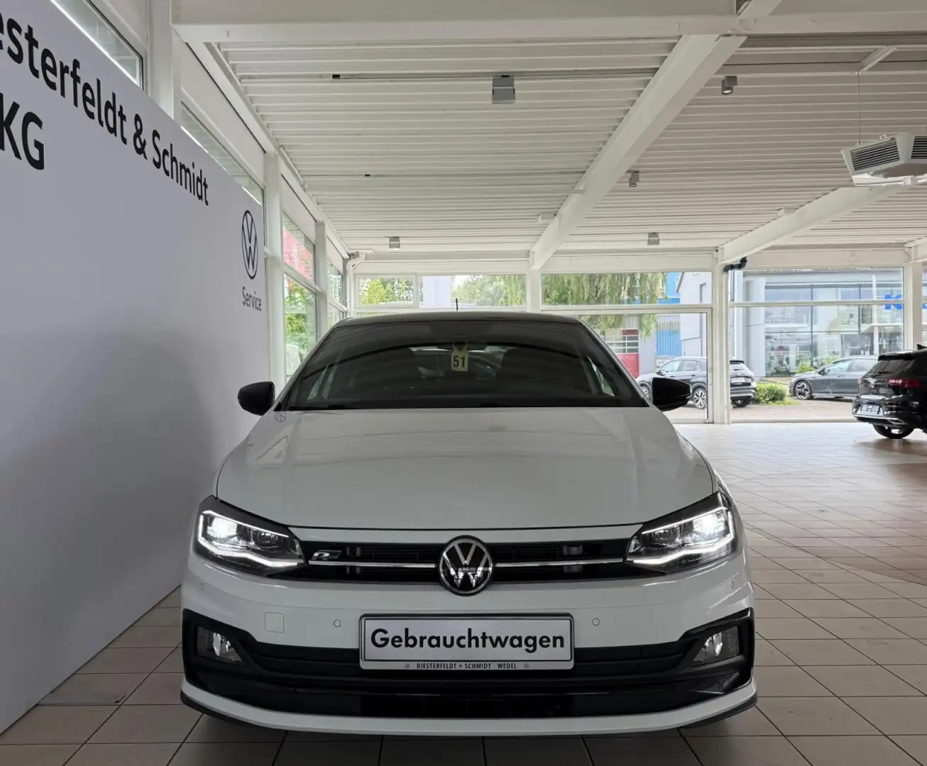 Volkswagen Polo Highline 1.0TSI DSG ACC LED PDC APP SHZ Klima Weiß - 2