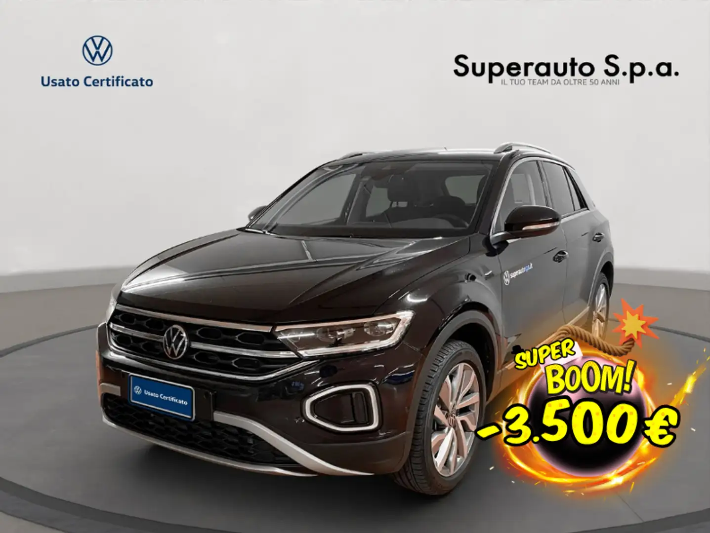 Volkswagen T-Roc 2.0 TDI SCR 150 CV DSG 4MOTION Style Nero - 1