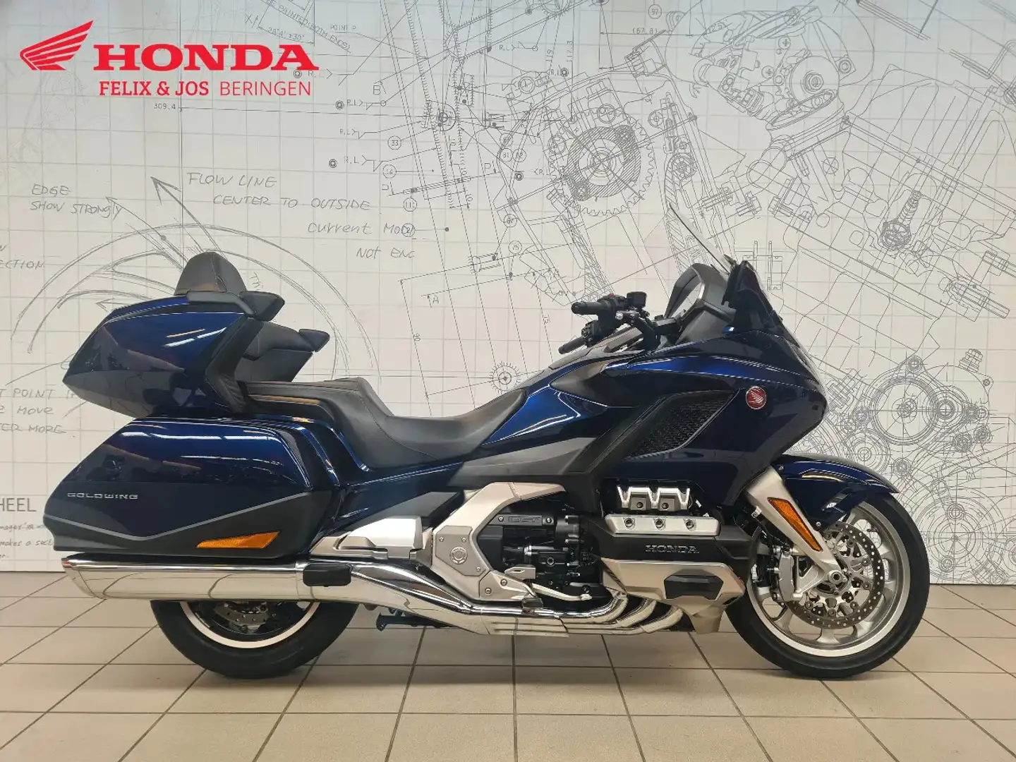 Honda GL 1800 Dct Goldwing Bleu - 1