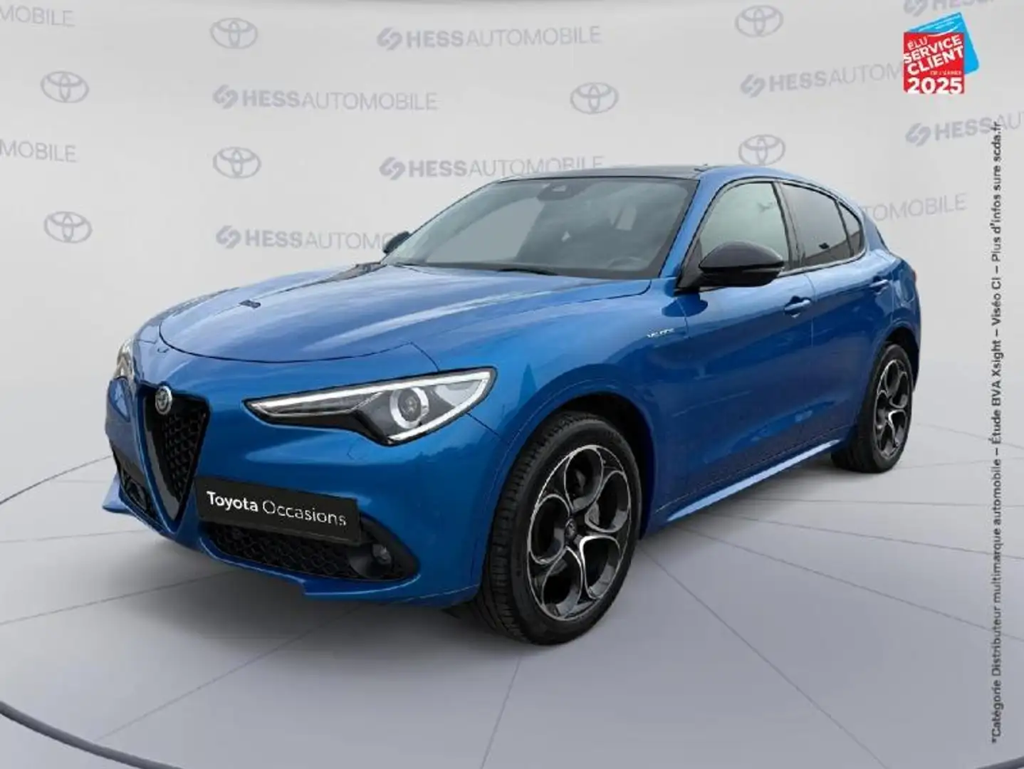 Alfa Romeo Stelvio 2.2 Diesel 210ch Veloce Q4 AT8 Blau - 1