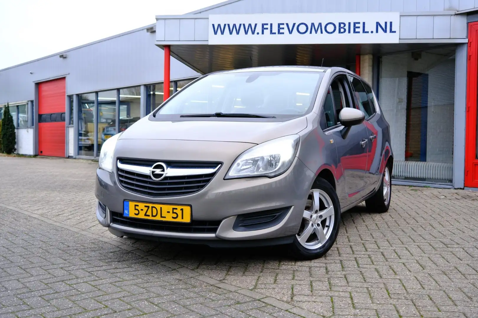 Opel Meriva 1.4 120pk Turbo Berlin *85.400km!* Clima|1e Eigena Brun - 1