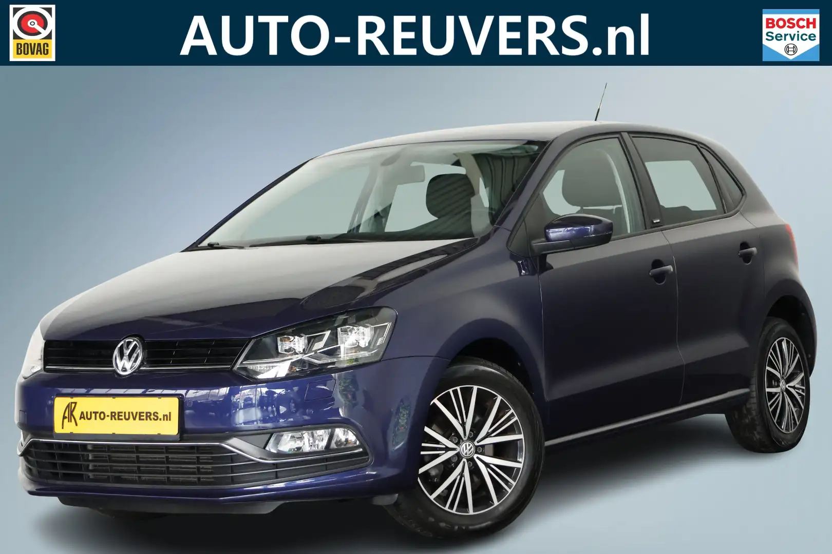 Volkswagen Polo 1.0 Allstar / LED / 5 deurs / Clima / Stoelverwarm Blauw - 1