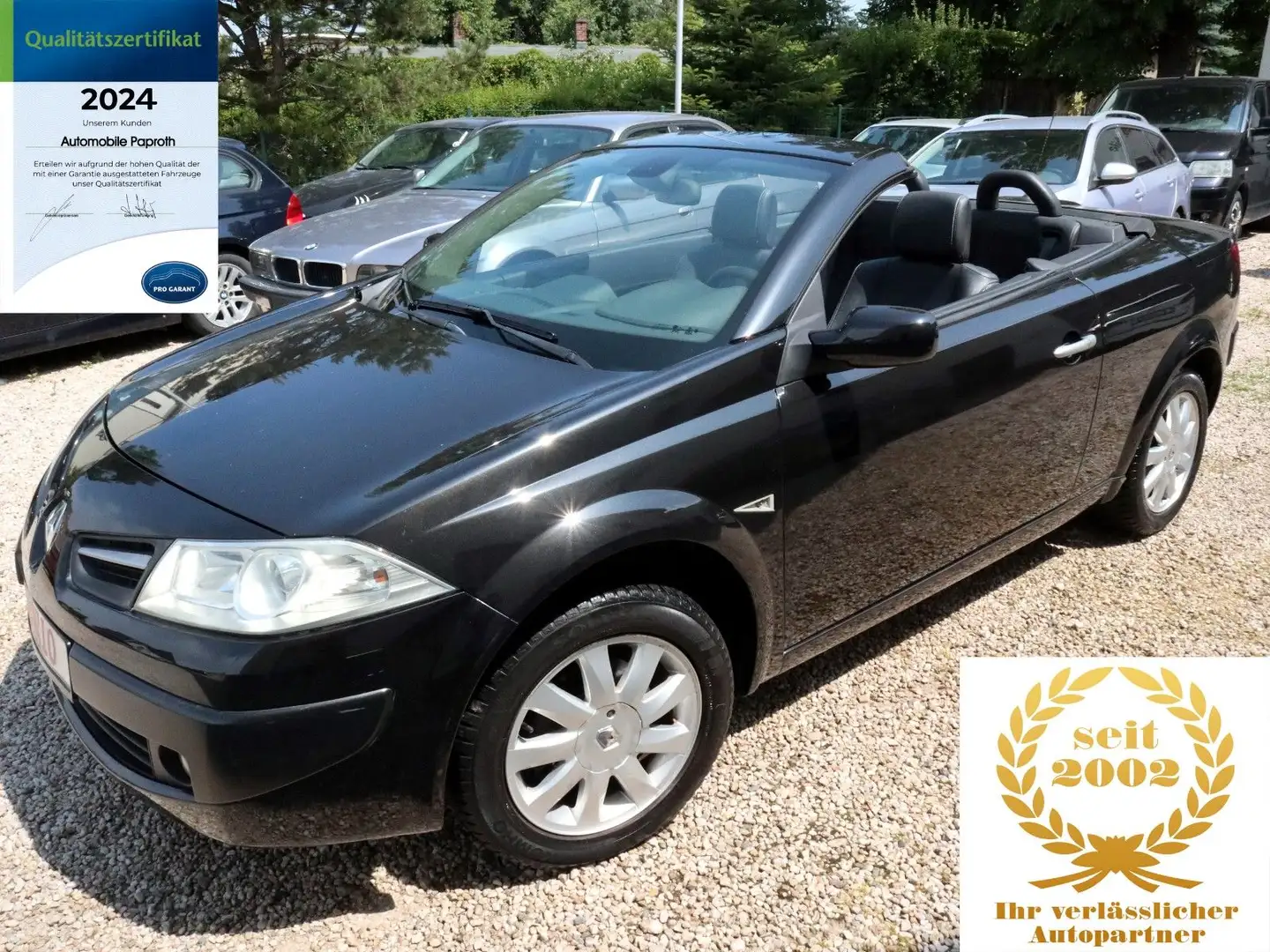 Renault Megane II Cabrio Exception*Leder*Klimaaut.*Shzg* Schwarz - 1