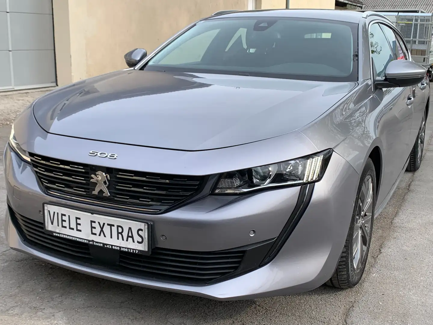 Peugeot 508 Allure + viele TOP Extras + gepflegt, Pickerl NEU Grau - 2