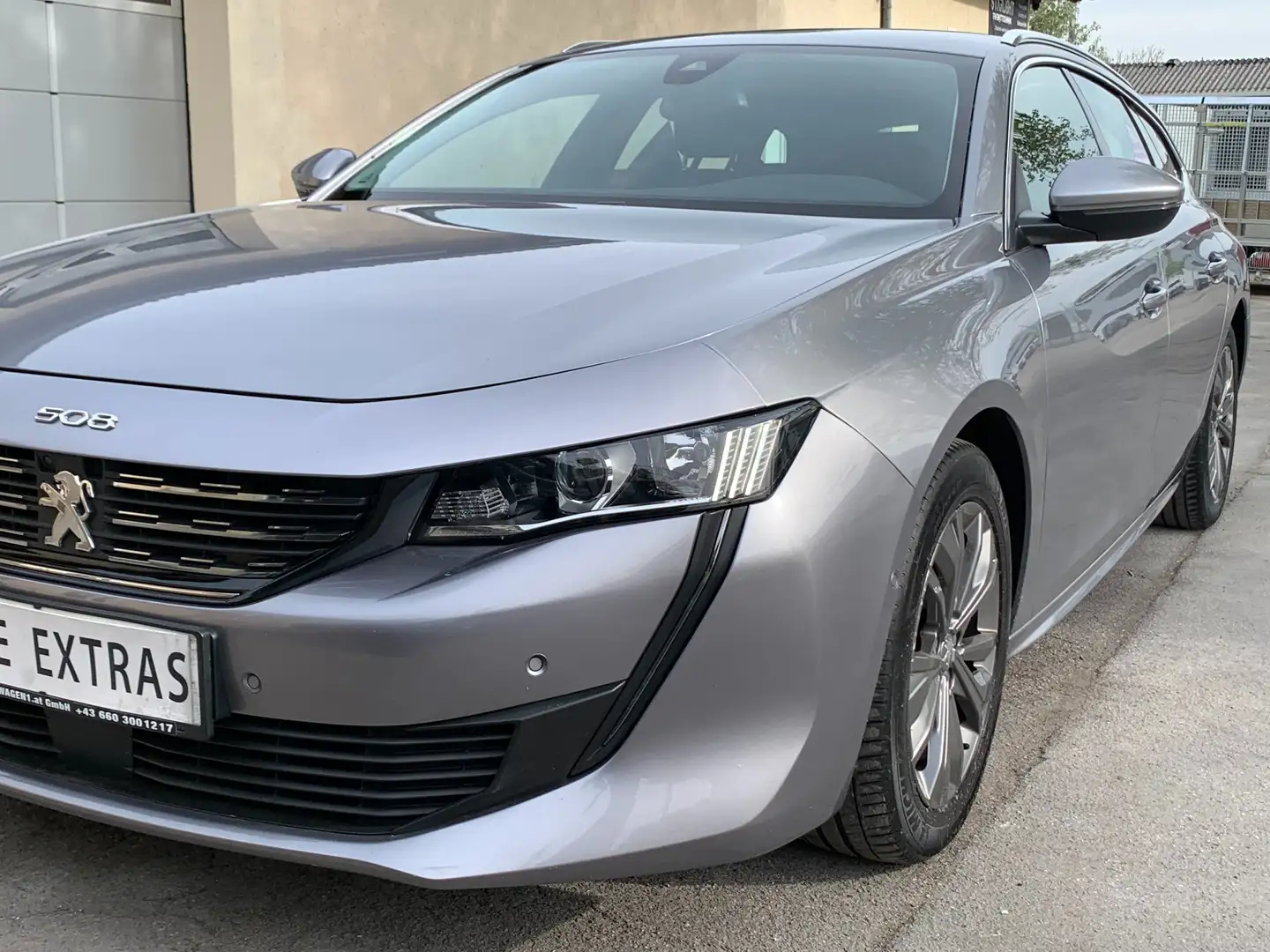 Peugeot 508 Allure + viele TOP Extras + gepflegt, Pickerl NEU Grau - 1