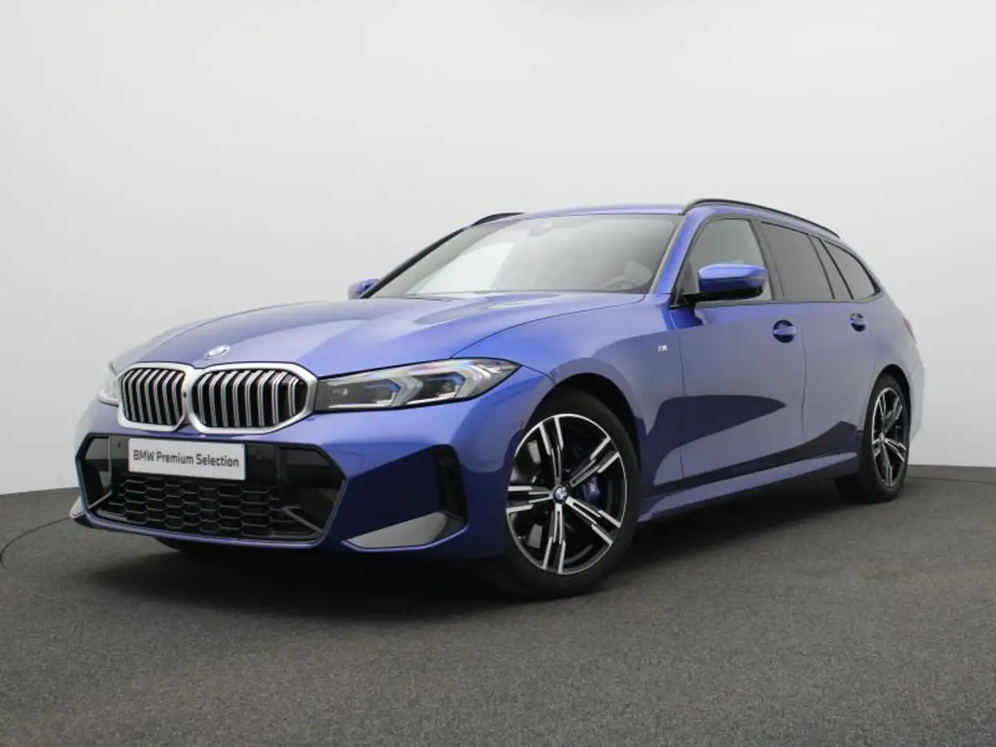 BMW 318 FACELIFT 2 - M SPORT - HAAK - Bleu - 1