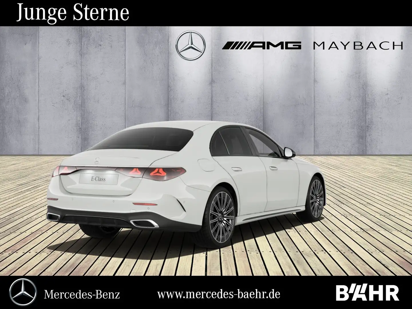 Mercedes-Benz E 200 E 200 AMG+Night/MBUX/LED/360°/Totwinkel/LMR-21" Weiß - 2