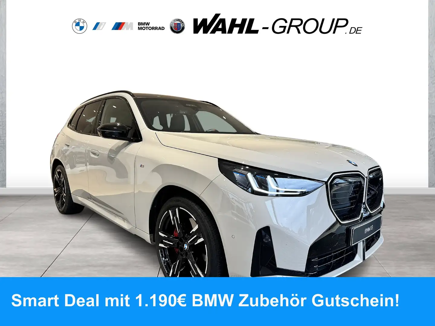 BMW X3 M 50 M Sport AHK Panorama Standhzg HeadUp HarmanKard Grau - 1