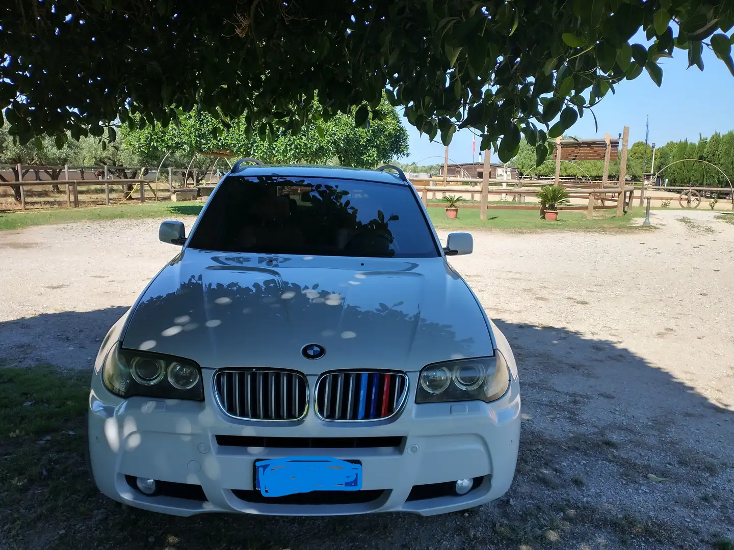 BMW X3 X3 E83 xdrive35d (3.0sd) Futura auto Blanc - 2
