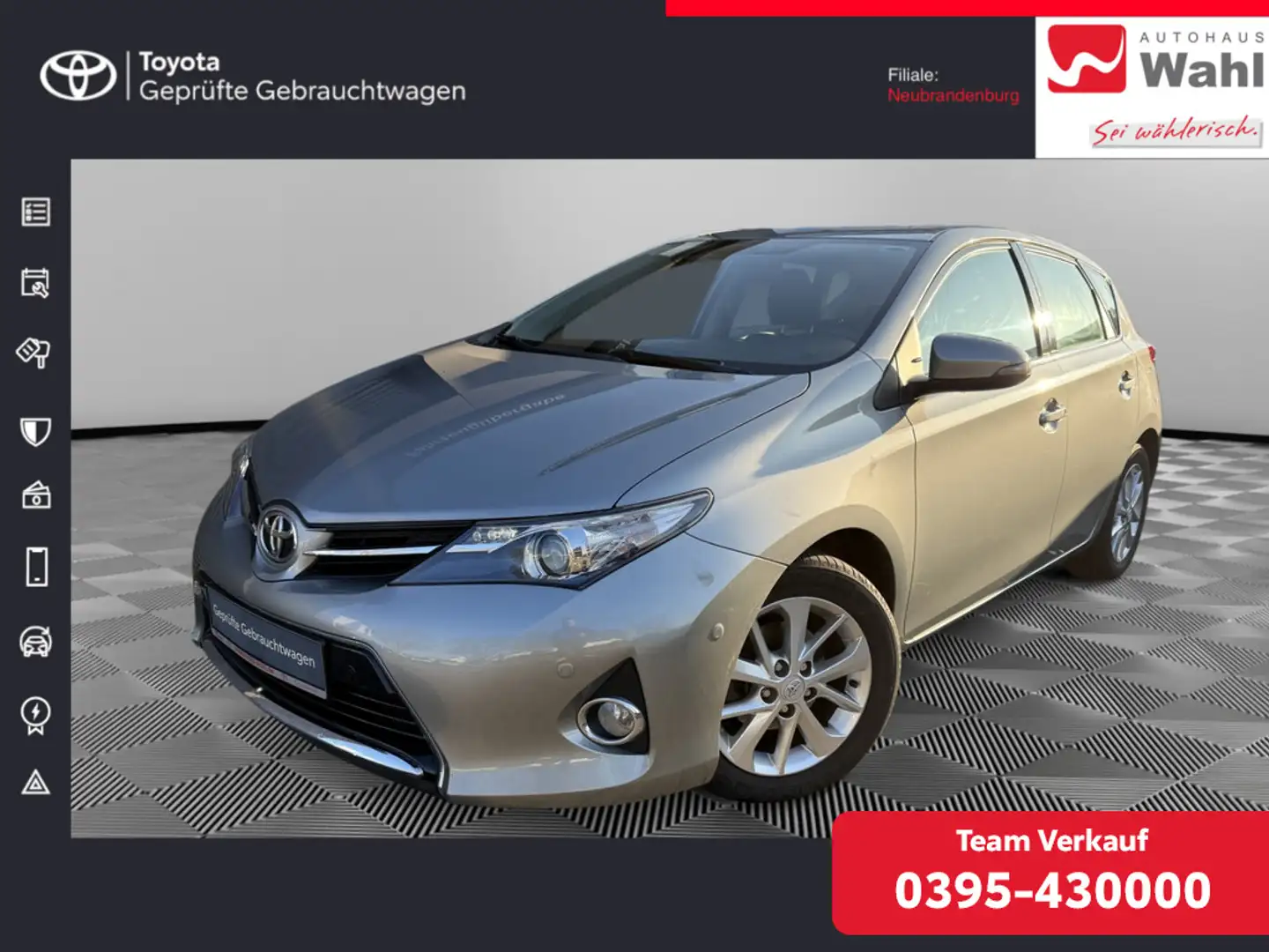 Toyota Auris 1.6 Life+ Silber - 1