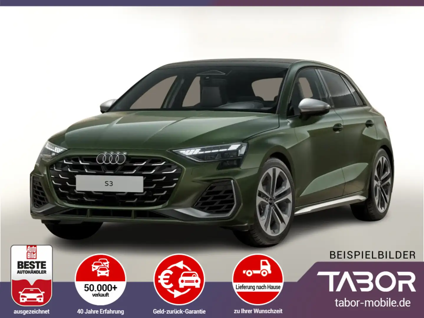 Audi S3 Sportback Matrix Nav Pano FahrenP eHK 3ZClim Verde - 1
