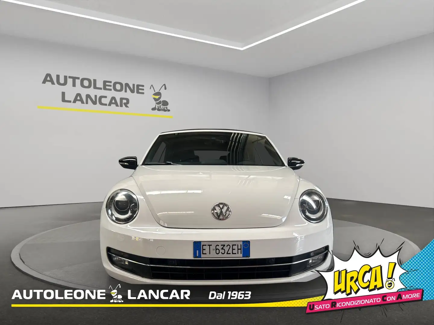 Volkswagen Maggiolino Cabrio 1.6 tdi Design 105cv Weiß - 2