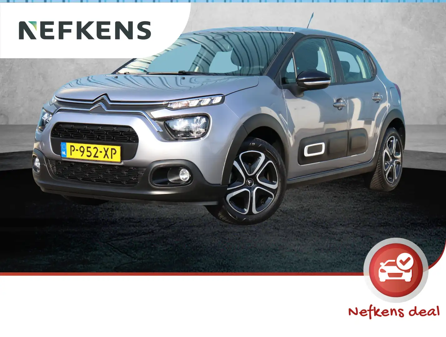 Citroen C3 1.2 85PK Feel | ClimateControl | LED Verlichting | Grijs - 1