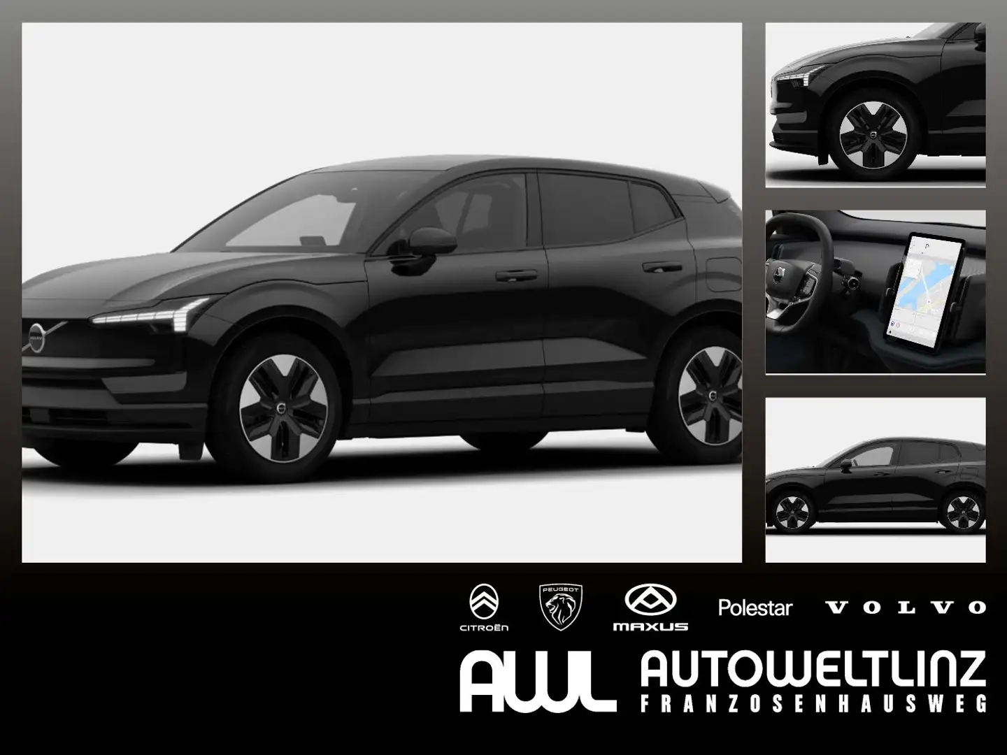 Volvo EX30 P5 Long Range RWD Plus Pure Electric ACC+LM Schwarz - 1