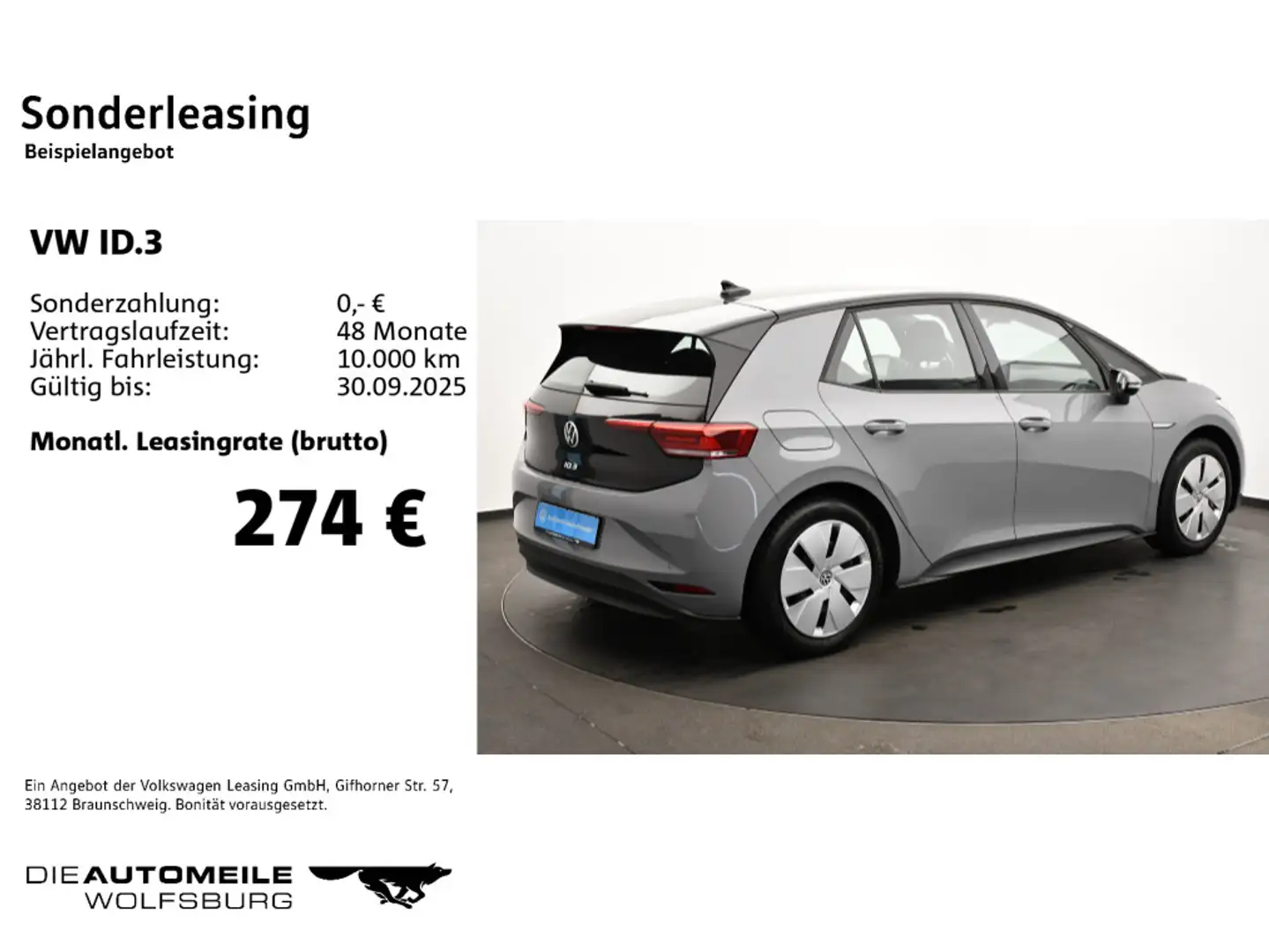 Volkswagen ID.3 Pure Performance LED/Navi Gris - 2