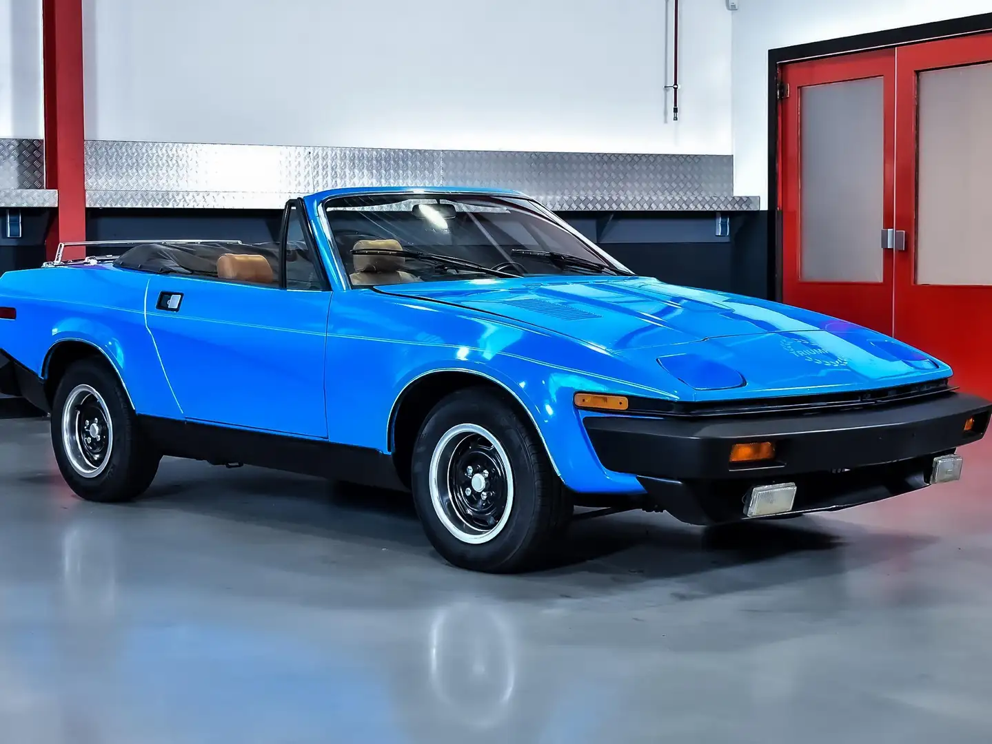 Triumph TR7 TR7 convertible 2.0L 5 speed manuel gearbox Blau - 1