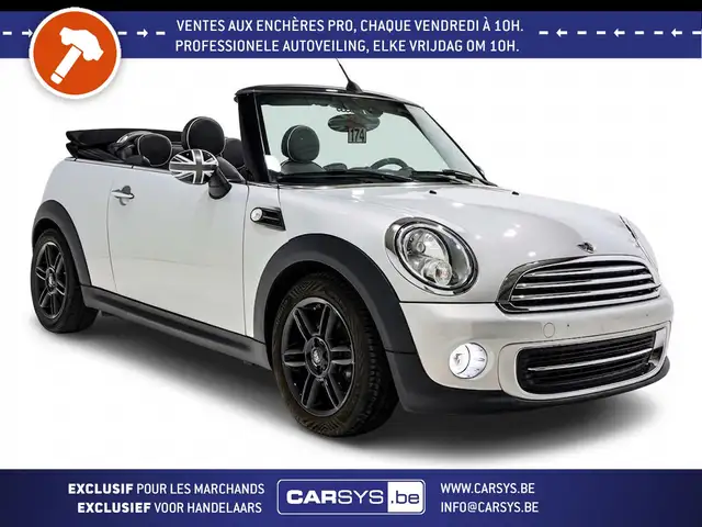 MINI Cooper Cabrio 1.6 - 115 CUIR - JA BLACK 16 - CLIM AUTO