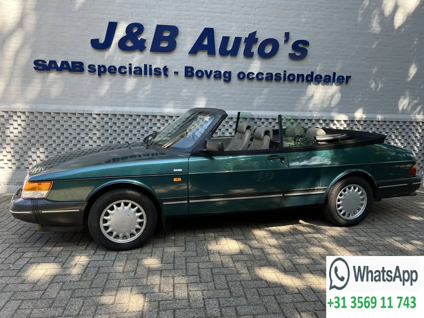 Saab 900 Classic 2.0 I Leer elektr. kap Verde - 1