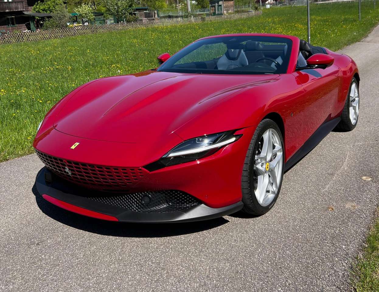 Ferrari Roma Spider / Pelle Carta da zucchero / UNICA