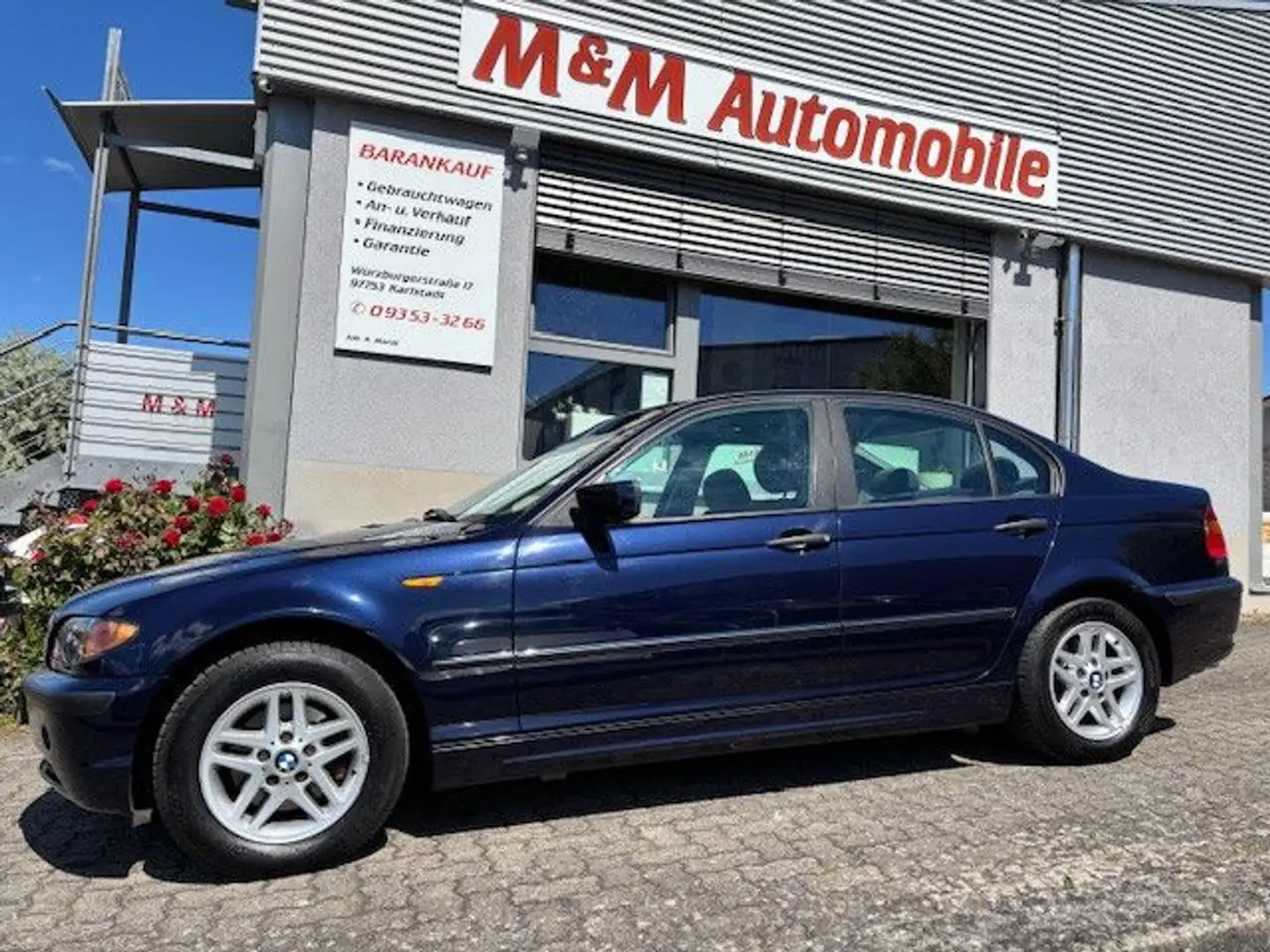 BMW 316 i Lim. *Klimaaut.+AHK+PDC*ALU* Modrá - 1