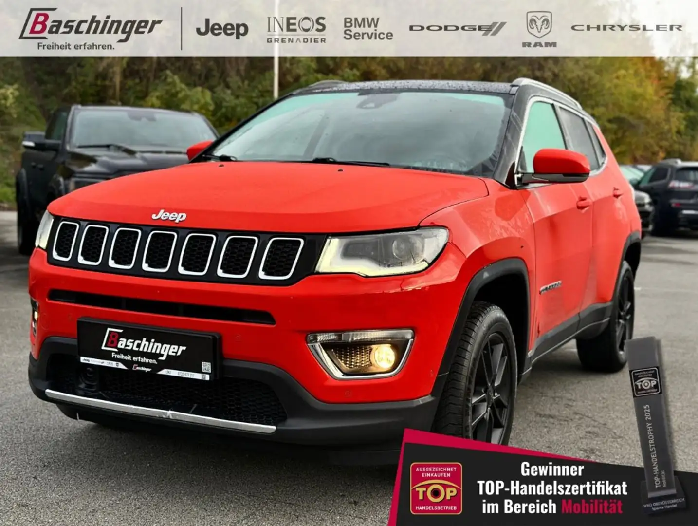 Jeep Compass 1.4 Multiair Limited AWD Orange - 1