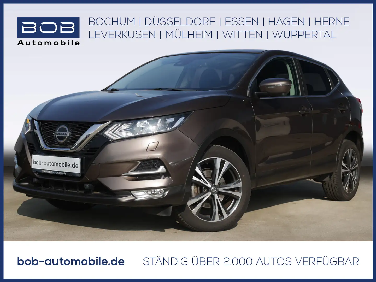 Nissan Qashqai 1.3 DIG-T DCT N-Connecta Navi+SHZ+PDC+Kamera Коричневый - 1